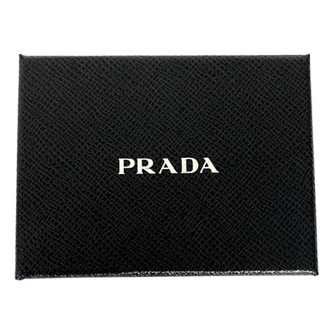 Prada Portaf. Orizzontale Nero Black Vitello Grain .